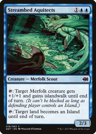 Streambed Aquitects [Duel Decks: Merfolk vs. Goblins] | Cards and Coasters CA
