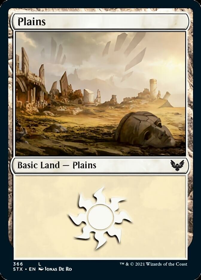 Plains (#366) [Strixhaven: School of Mages] | Cards and Coasters CA