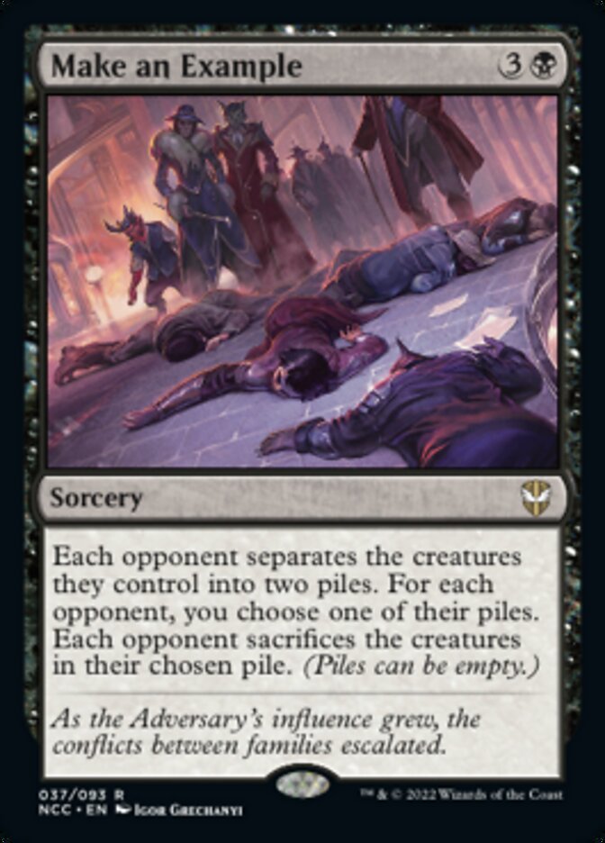 Make an Example [Streets of New Capenna Commander] | Cards and Coasters CA