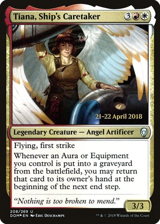 Tiana, Ship's Caretaker [Dominaria Promos] | Cards and Coasters CA