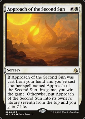 Approach of the Second Sun [Amonkhet] | Cards and Coasters CA