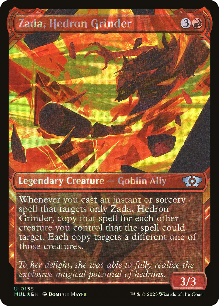 Zada, Hedron Grinder (Halo Foil) [Multiverse Legends] | Cards and Coasters CA