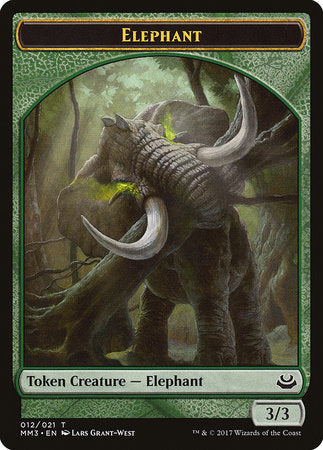 Elephant Token [Modern Masters 2017 Tokens] | Cards and Coasters CA