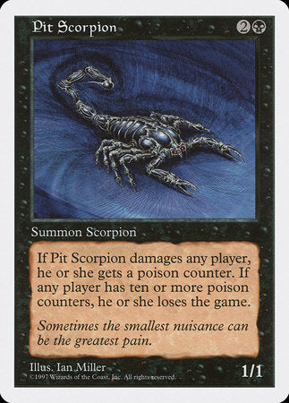 Pit Scorpion [Fifth Edition] | Cards and Coasters CA