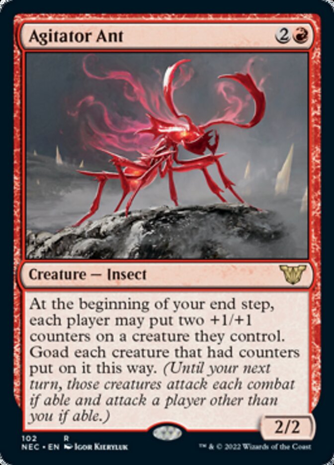 Agitator Ant [Kamigawa: Neon Dynasty Commander] | Cards and Coasters CA