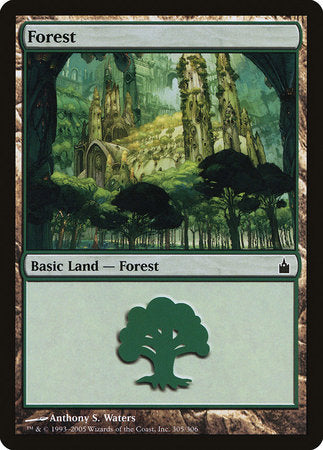 Forest (305) [Ravnica: City of Guilds] | Cards and Coasters CA