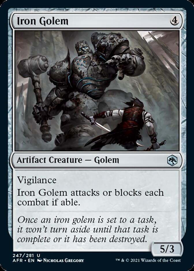 Iron Golem [Dungeons & Dragons: Adventures in the Forgotten Realms] | Cards and Coasters CA