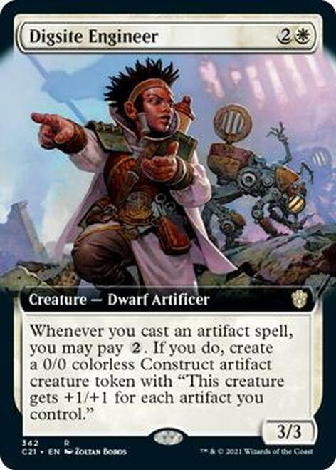 Digsite Engineer (Extended) [Commander 2021] | Cards and Coasters CA