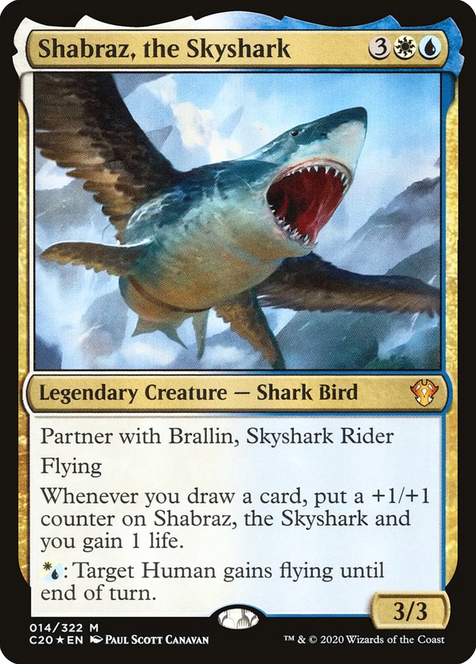 Shabraz, the Skyshark [Commander 2020] | Cards and Coasters CA