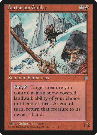 Barbarian Guides [Ice Age] | Cards and Coasters CA