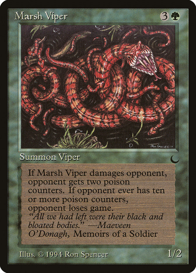 Marsh Viper [The Dark] | Cards and Coasters CA