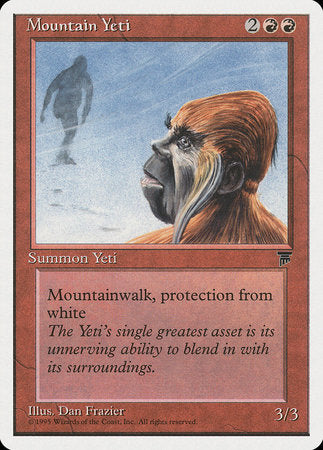 Mountain Yeti [Chronicles] | Cards and Coasters CA