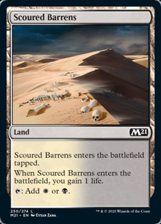 Scoured Barrens [Core Set 2021] | Cards and Coasters CA
