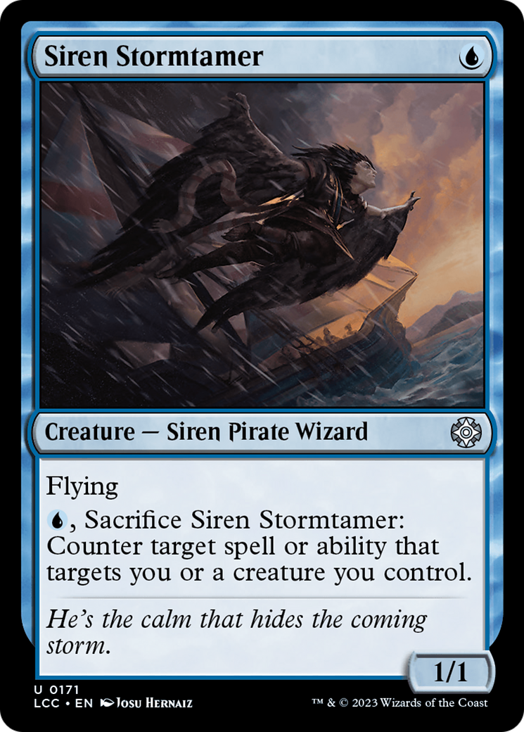 Siren Stormtamer [The Lost Caverns of Ixalan Commander] | Cards and Coasters CA