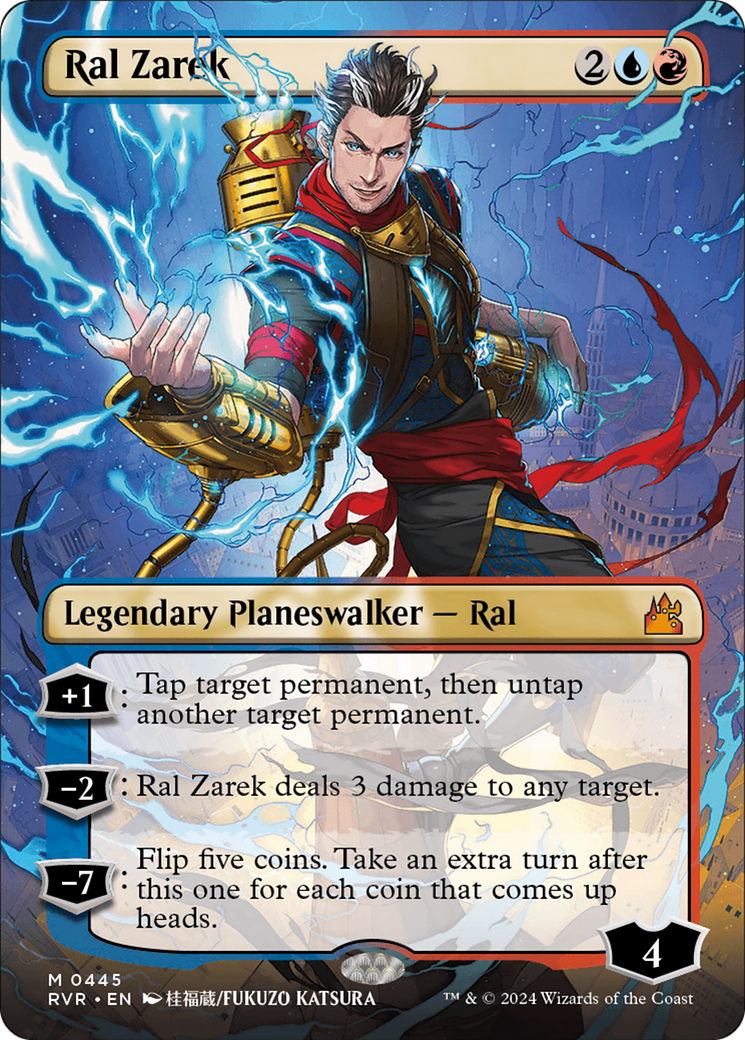 Ral Zarek (Anime Borderless) [Ravnica Remastered] | Cards and Coasters CA