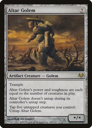 Altar Golem [Eventide] | Cards and Coasters CA