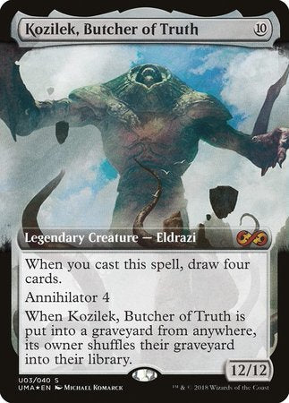 Kozilek, Butcher of Truth [Ultimate Box Topper] | Cards and Coasters CA