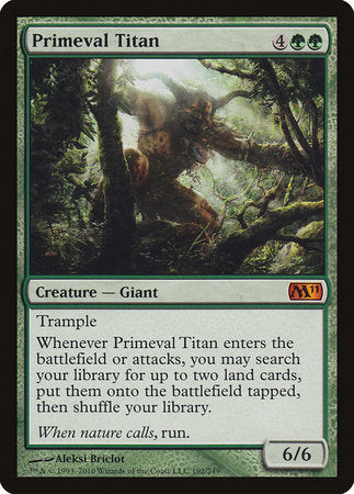 Primeval Titan [Magic 2011] | Cards and Coasters CA