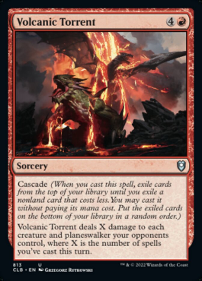 Volcanic Torrent [Commander Legends: Battle for Baldur's Gate] | Cards and Coasters CA
