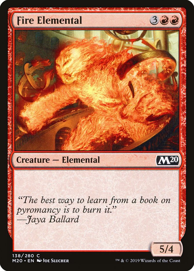 Fire Elemental [Core Set 2020] | Cards and Coasters CA