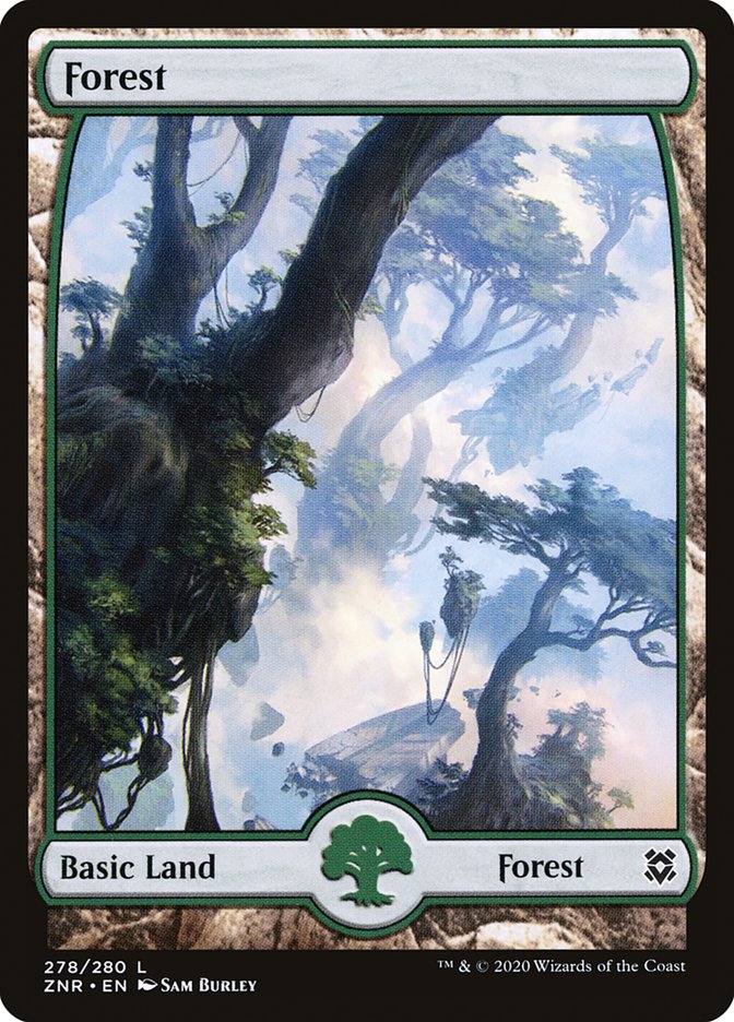 Forest (278) [Zendikar Rising] | Cards and Coasters CA