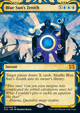 Blue Sun's Zenith (Etched Foil) [Strixhaven Mystical Archive] | Cards and Coasters CA