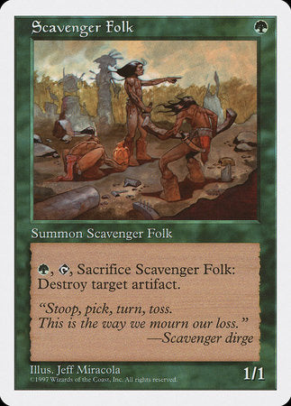 Scavenger Folk [Fifth Edition] | Cards and Coasters CA