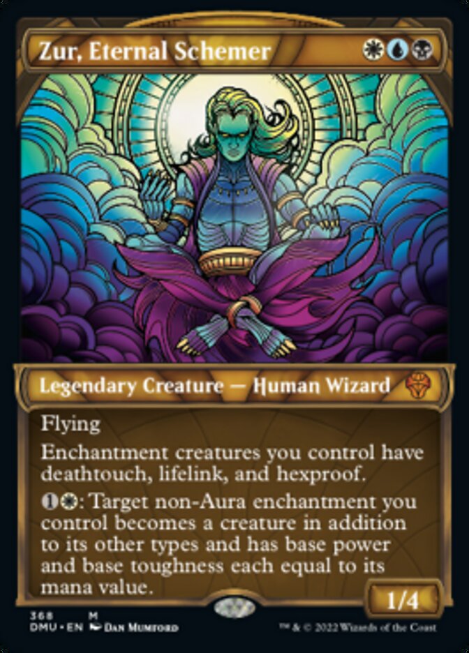 Zur, Eternal Schemer (Showcase Textured) [Dominaria United] | Cards and Coasters CA