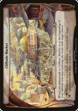 Cliffside Market (Planechase Anthology) [Planechase Anthology Planes] | Cards and Coasters CA