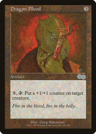 Dragon Blood [Urza's Saga] | Cards and Coasters CA