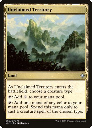 Unclaimed Territory [Ixalan] | Cards and Coasters CA