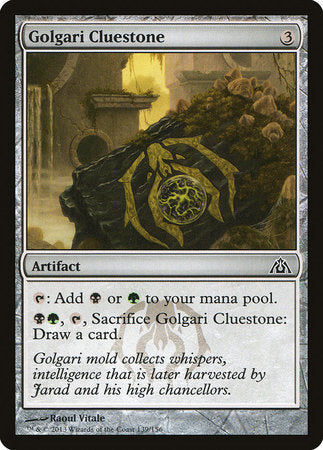 Golgari Cluestone [Dragon's Maze] | Cards and Coasters CA