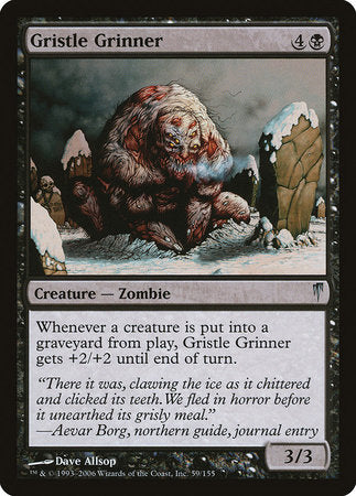 Gristle Grinner [Coldsnap] | Cards and Coasters CA