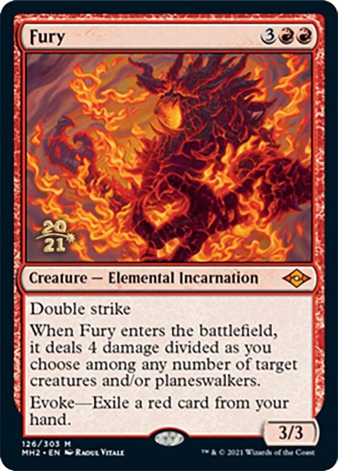 Fury [Modern Horizons 2 Prerelease Promos] | Cards and Coasters CA
