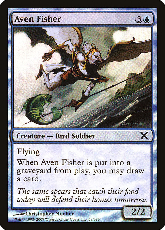Aven Fisher (Premium Foil) [Tenth Edition] | Cards and Coasters CA