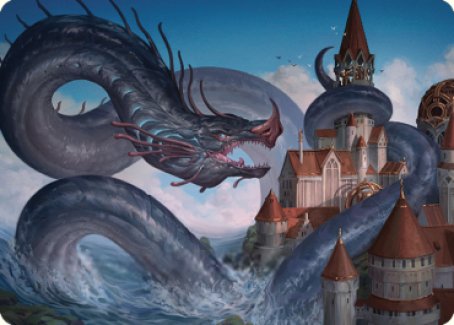 Tolarian Terror Art Card [Dominaria United Art Series] | Cards and Coasters CA