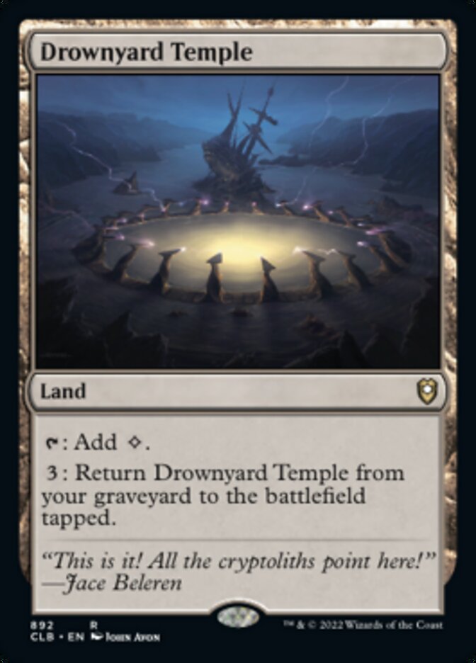 Drownyard Temple [Commander Legends: Battle for Baldur's Gate] | Cards and Coasters CA