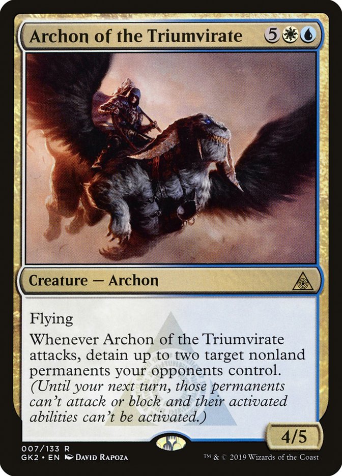 Archon of the Triumvirate [Ravnica Allegiance Guild Kit] | Cards and Coasters CA