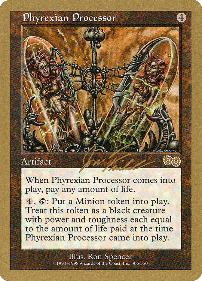 Phyrexian Processor (Jon Finkel) [World Championship Decks 2000] | Cards and Coasters CA