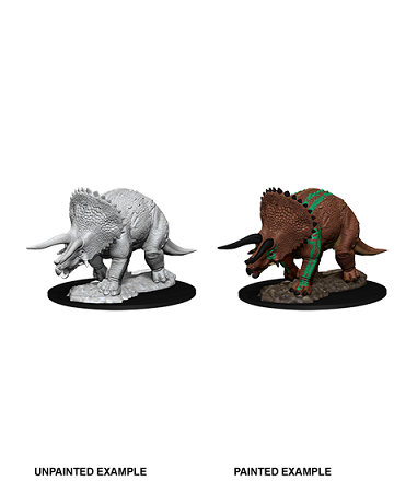 D&D Nolzur's Marvelous Miniatures Triceratops | Cards and Coasters CA