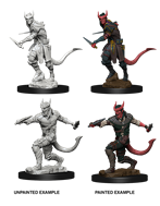 D&D Nolzur's Marvelous Miniatures - Tiefling Rouge | Cards and Coasters CA