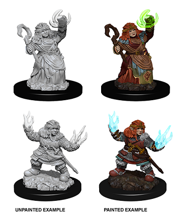 Deep Cuts - Wizkids Female Dwarf Summoner | Cards and Coasters CA