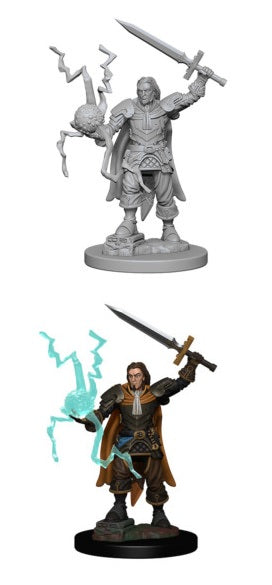 D&D Deep Cuts Miniatures Human Male Cleric | Cards and Coasters CA