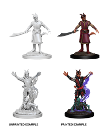 D&D Nolzur's Marvelous Miniatures Tiefling Warlock | Cards and Coasters CA