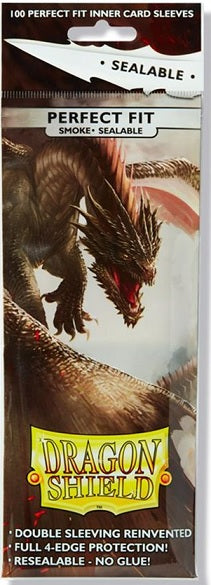 Dragon Shield Sealable Inners - Smoke | Cards and Coasters CA