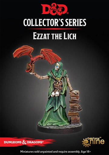 Collector's Series D&D minis Ezzat the Lich | Cards and Coasters CA