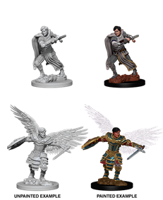 D&D Nolzur's Marvelous Miniatures Aasimar Fighter | Cards and Coasters CA