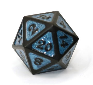 Die Hard D20 Oversize Metal - Temptest Frostbite 25mm | Cards and Coasters CA