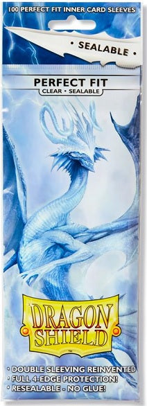 Dragon Shield Sealable Inner Sleeves - Clear | Cards and Coasters CA