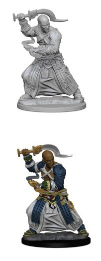 D&D Deep Cuts Miniatures Human Male Monk | Cards and Coasters CA